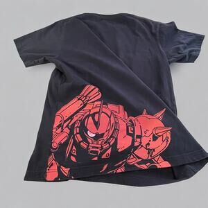 Uniqlo UT Gundam 40 Anniversary Pocket T-shirt Char's Zaku II Navy Size Small